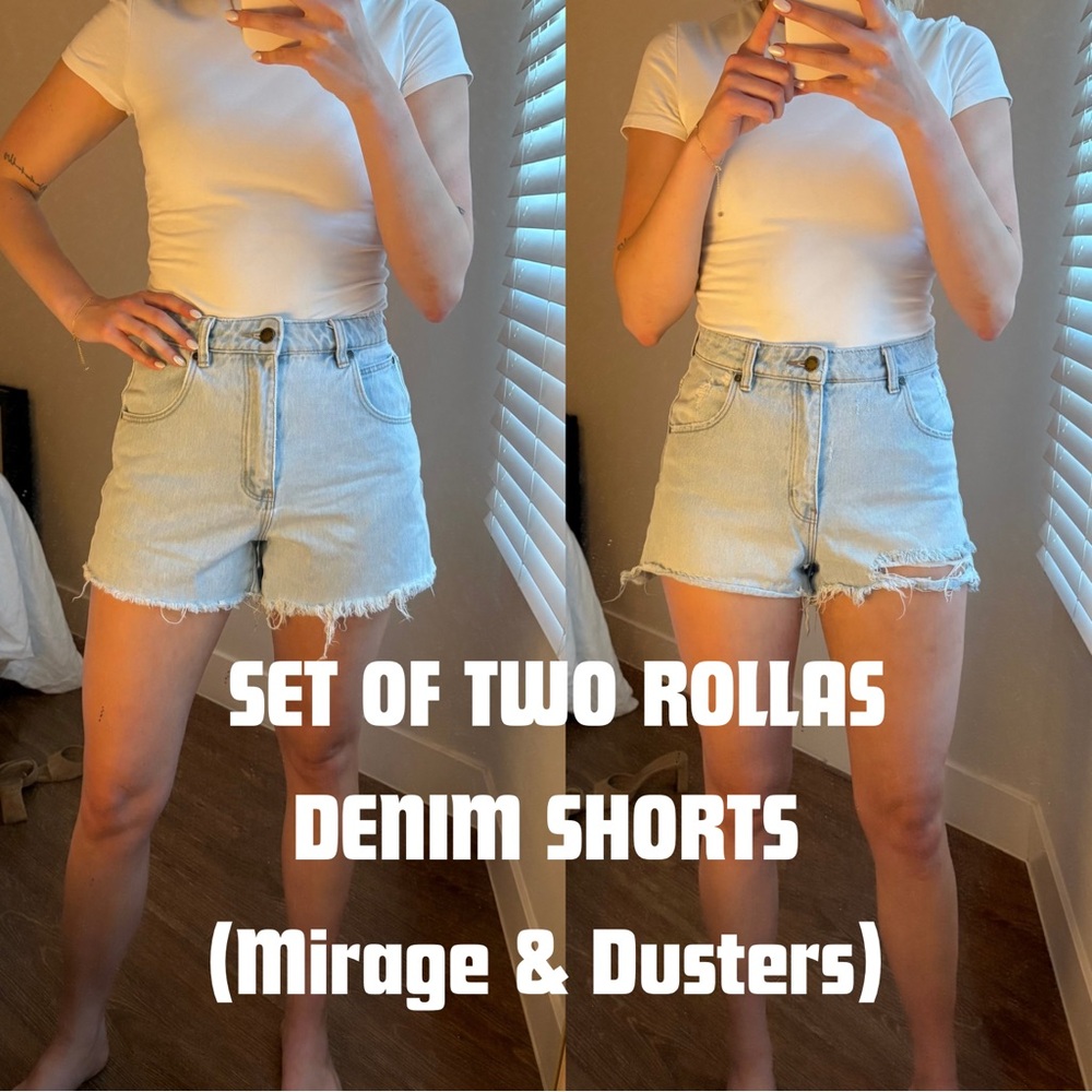 SET OF TWO ROLLA'S SHORTS